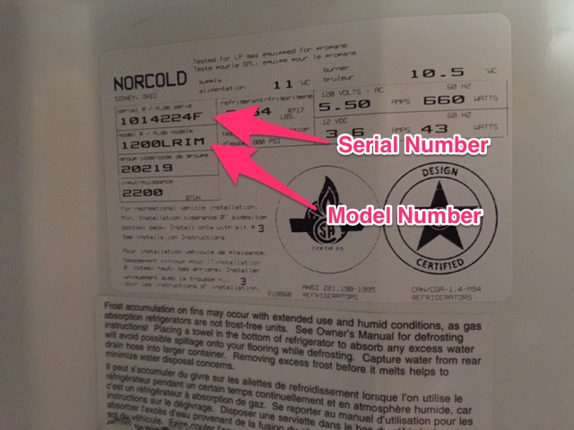You can see if your model is one of the recalled units by looking at the sticker inside the door.