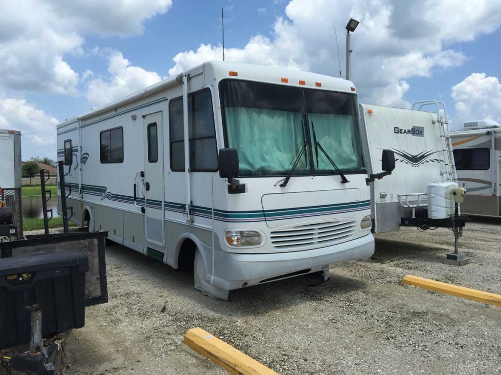 My 1996 coachman. While my current rig is much nicer than this one, part of me misses it.