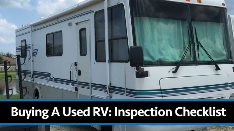 Buying An Older Used Motorhome: How To Inspect It Before Purchase (A Checklist)