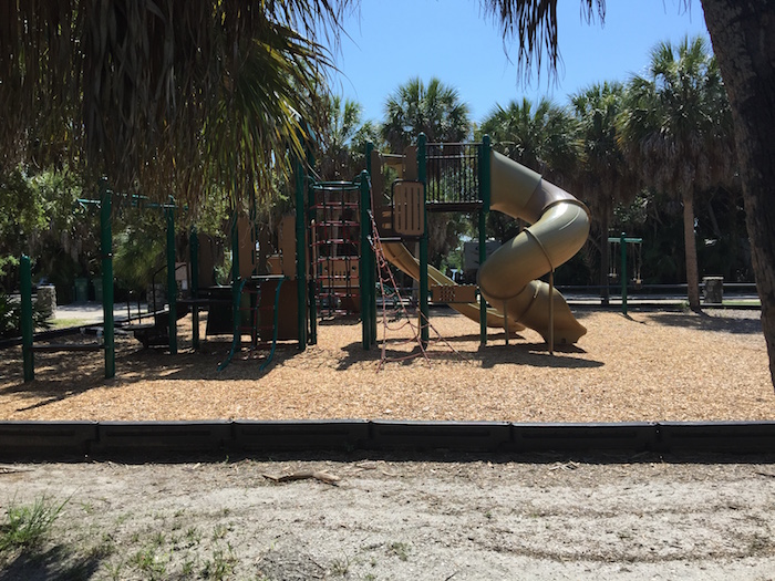 The nice playground, viewed from site 123.