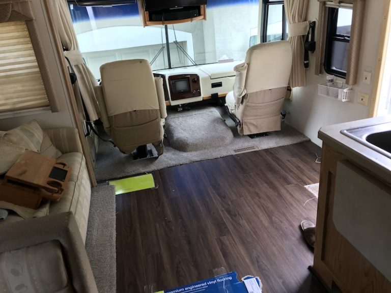 Reflooring the RV: The Completion!